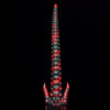 Gode Tentacule Diable Rouge À Pointes En Silicone 44 Cm