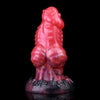 Dildo Alien rouge de 5 pouces avec nœud et ventouse