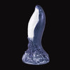 Dildo fantaisie texturé en forme de baleine de 8 pouces avec grande ventouse