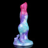 Gode Chien Fantaisie En Silicone Multicolore 22 Cm