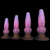 Gode Tentacule Noué Silicone Souple avec Ventouse